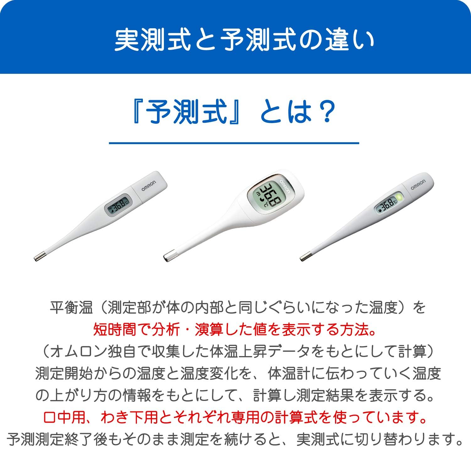 オムロン 　電子体温計×２本　新品未開封 体温計｜商品・サービス｜オムロン ヘルスケア